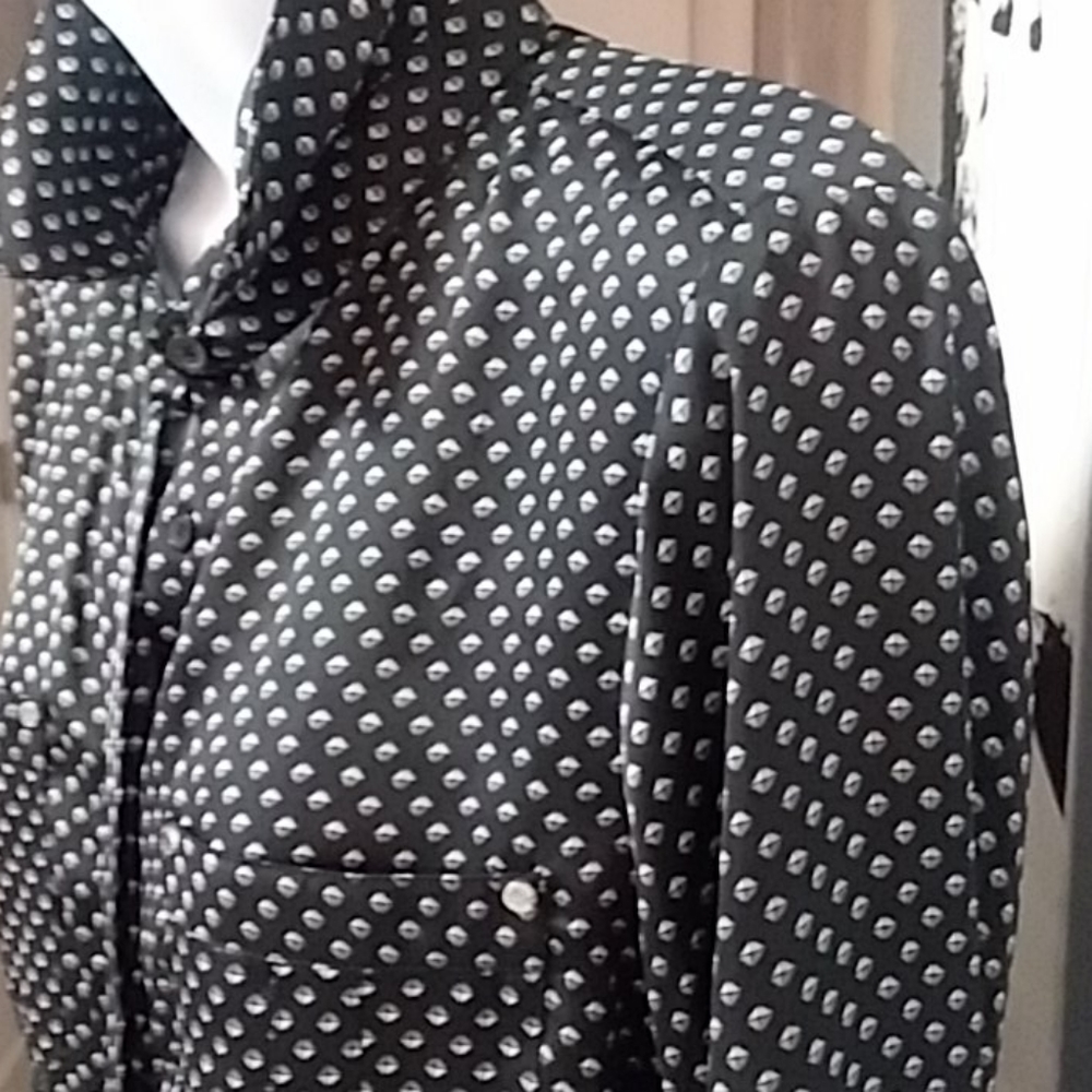 Michael Kors Long Sleeve Button Down Shirt Size 8 - Picture 3 of 13